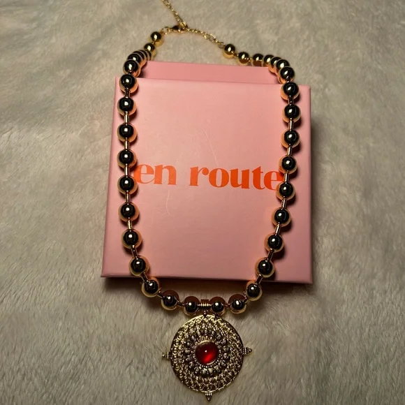 Carnelian stone necklace π¦βπ₯ - Picture 1 of 2